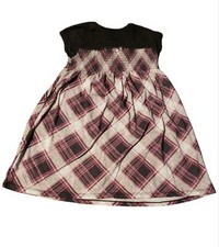 Mad Style By True Jackson Girl's Size 7-8 Maroon Black Dress