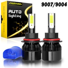 For Ford F150 1999-2002 2003 LED Headlight Kit 9007 HB5 6000K White Hi/Low Bulbs
