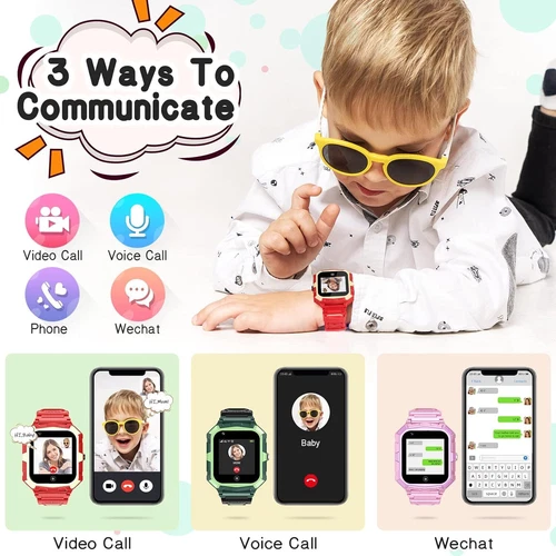 Kids 4G Smart Watchs Camera GSM Tracker SOS LBS Call Phone Game Watches Boy Girl - Bild 72 von 78