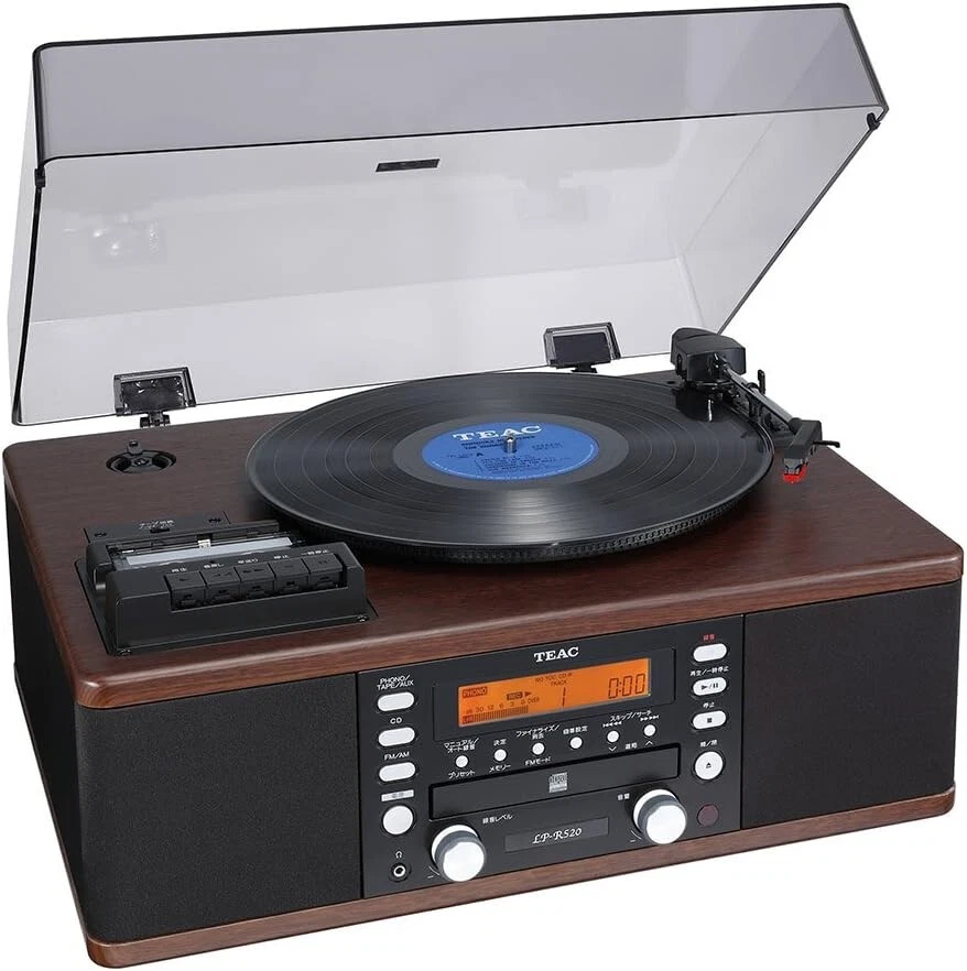 TEAC CD Recorder with Turntable/Cassette Player LPR520 WA - Image 2 of 4