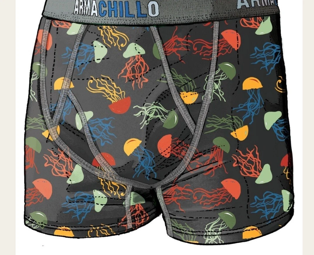 Duluth Trading Armachillo Boxer Brief Mens Size Large (36-38) Jelly Fish  Pattern