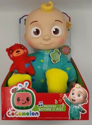Cocomelon Musical Bedtime JJ Doll with Plush Tummy and Roto Head SHIPS SAME DAY! | eBay