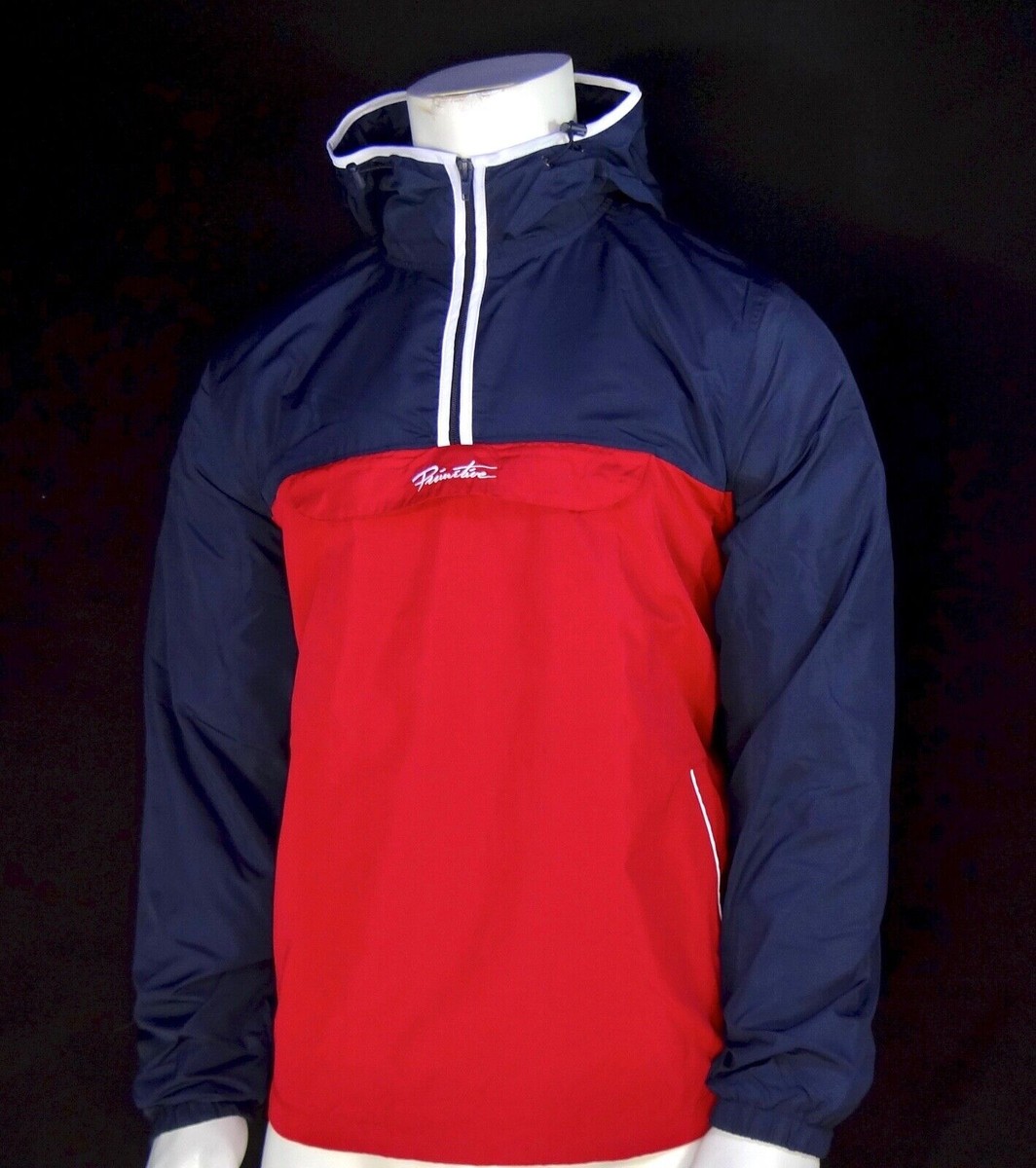 New Primitive Apparel Streetwear Taped Anorak Mens Windbreaker Jacket  RMHD-208