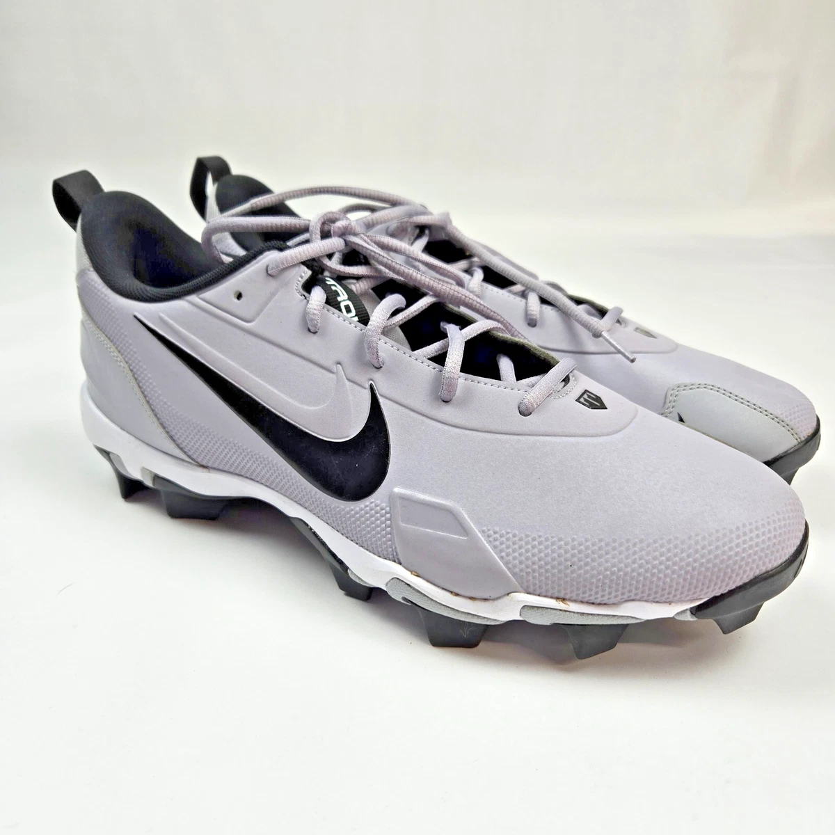 Nike Force Trout 9 Keystone Baseball Cleats - Pewter/Black (FB9728-002) Nike Force Trout 9 Keystone Pewter-Black-Wolf Grey-White Sz  main image 4