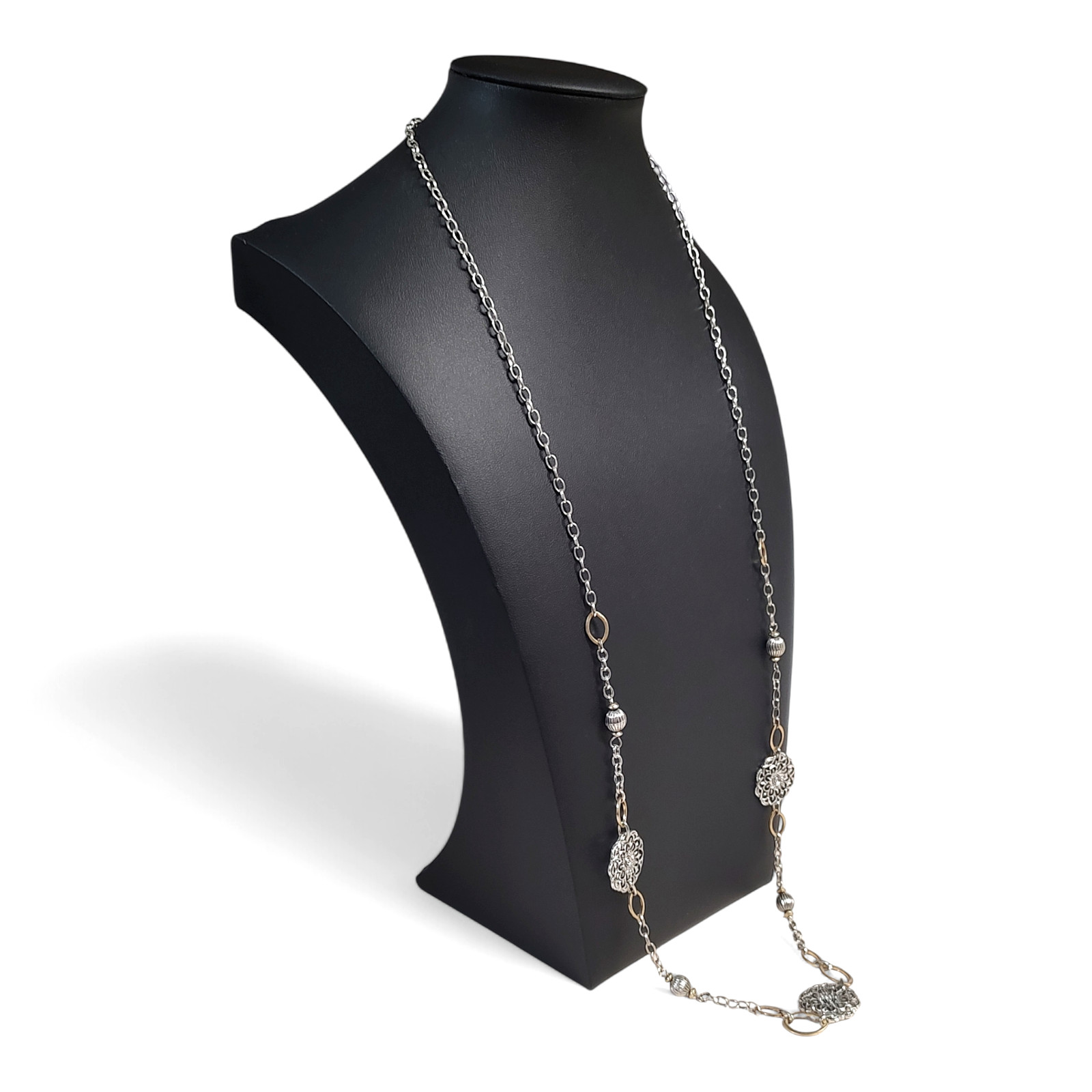 Vintage Ruby Rd. Necklace 39" Signed - image 1