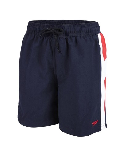 Speedo Boys Swim Trunks Shorts LOGO YOKE SPLICE 15" - Picture 3 of 5