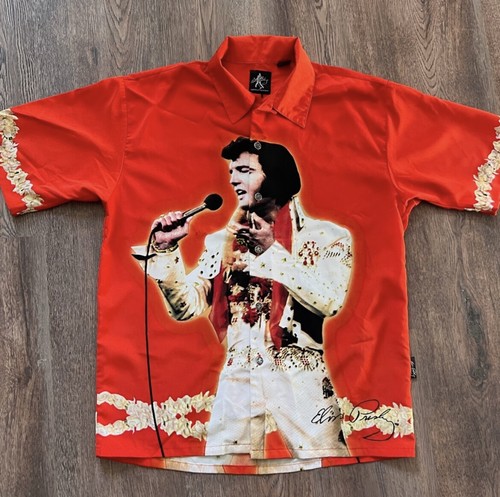 elvis presley button up shirts