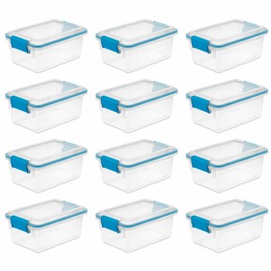 sterilite clear plastic storage containers