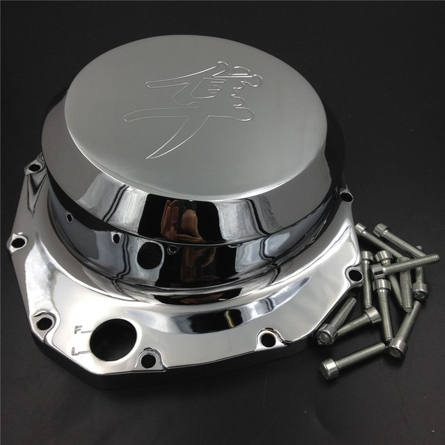 Engine Clutch Cover For Suzuki Hayabusa Gsxr1300 99-20 B-King Chrome Right Side Engine Clutch Cover For Suzuki Hayabusa Gsxr1300 99-20 B-King Chrome Right Side