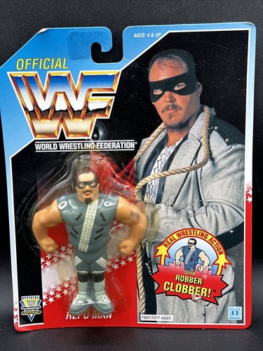 1992 Hasbro WWF REPO MAN w ROBBER CLOBBER Official...