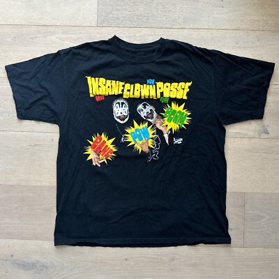 ICP insane clown posse tee | RAP tee | crazy graphic | Y2K | L-XL | VINTAGE RARE