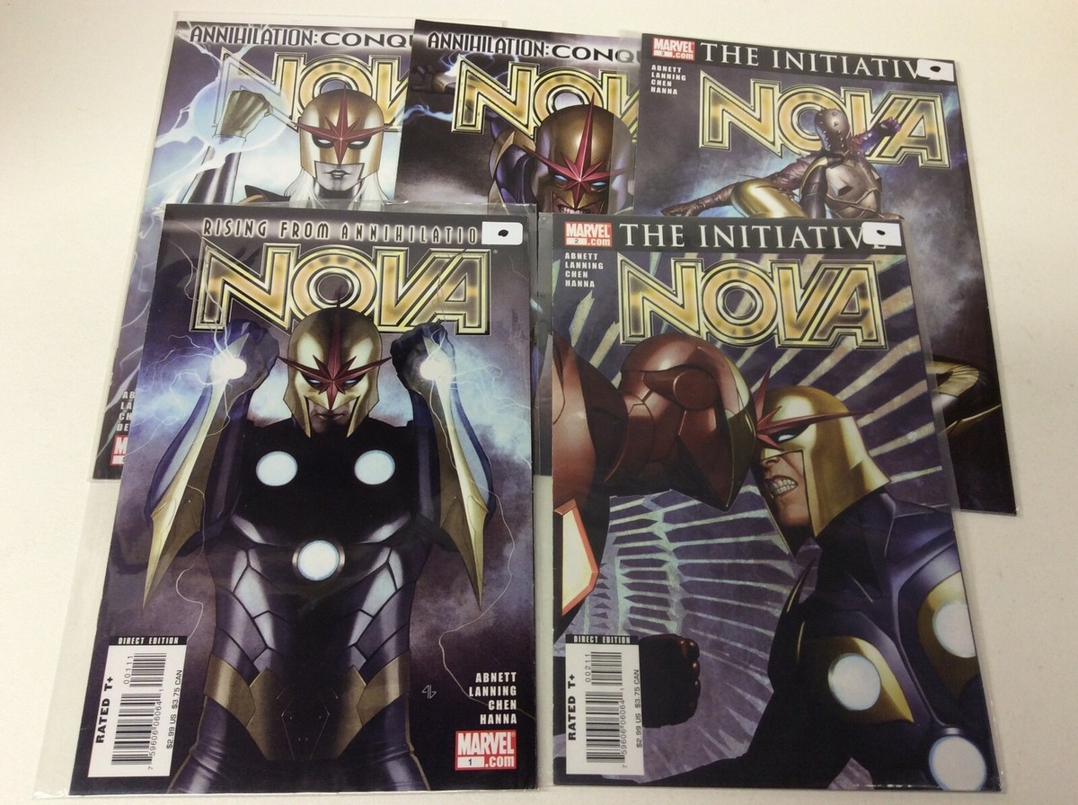 NOVA #1-5 (MARVEL/2007/ANNIHILATION/GRANOV COVERS/091856) COMPLETE