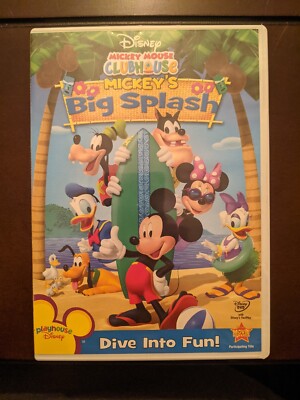 Mickey Mouse Clubhouse: Mickey's Big Splash - DVD - VERY GOOD