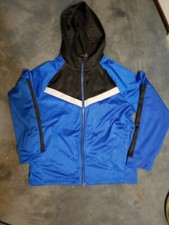 Athletic Boys Blue Xl Flease Hoodi