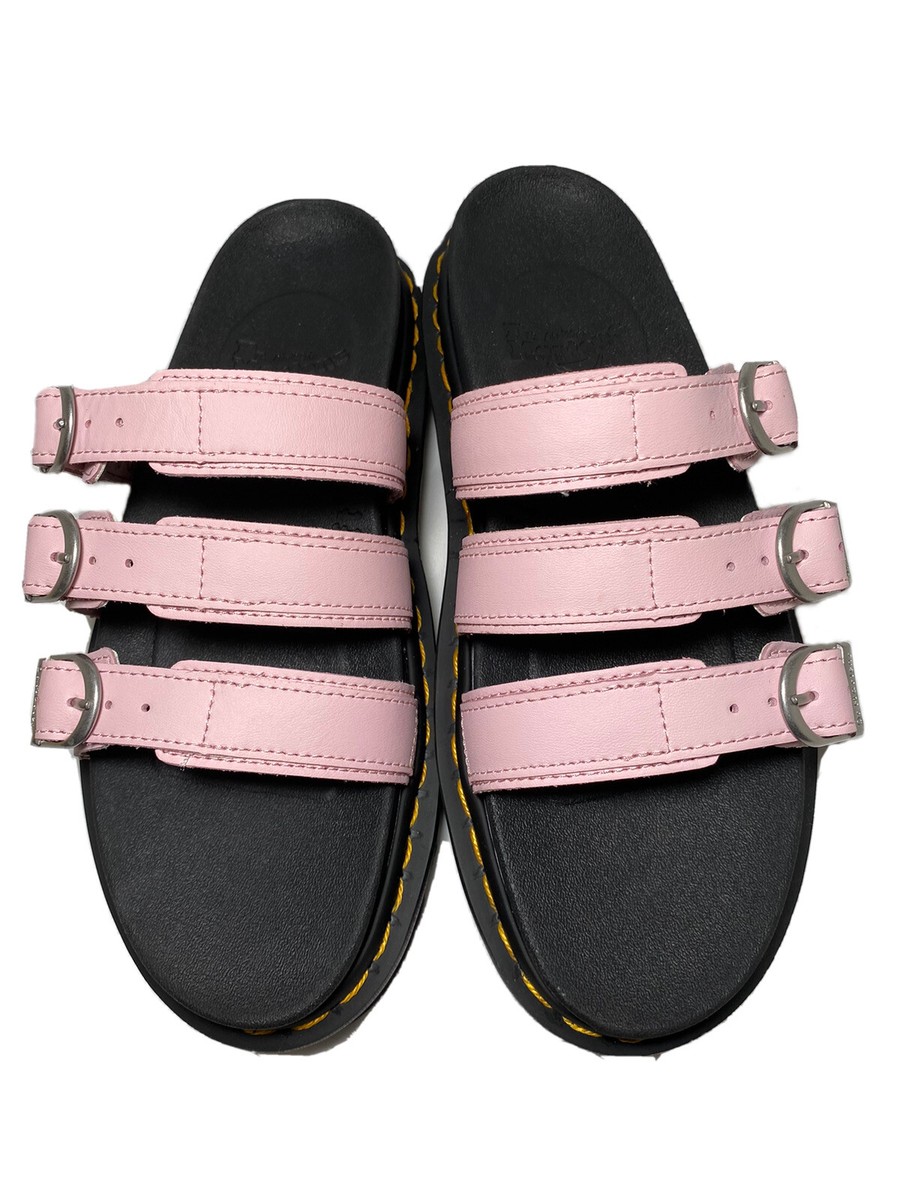 Dr.Martens BLAIRE SLIDE FLOWER スライド サンダル WOMENS DR MARTENS BLAIRE SLIDE FLOWER MILLED NAPPA - CLEARANCE