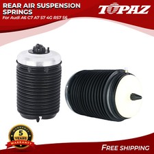 2PCS Rear Air Suspension Springs Left & Right For Audi A6 C7 A7 S7 4G RS7 S6