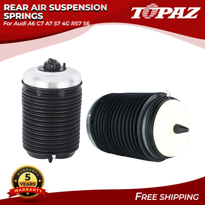 A7 Rear Spring 2PCS Rear Air Suspension Springs Left & Right For Audi A6 C7 A7 S7 4G ...