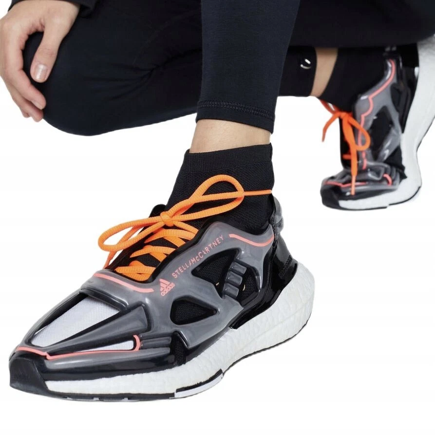 adidas gazelle silver green womens Adidas Stella McCartney Ultra Boost Orange Grey (W) main image 1