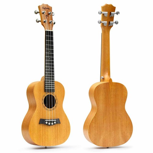 Batking Ukuleles Tenor 26'' Ukeleles Solid Top Mahogany Tenor Uke Gig Bag Strap - Picture 2 of 7
