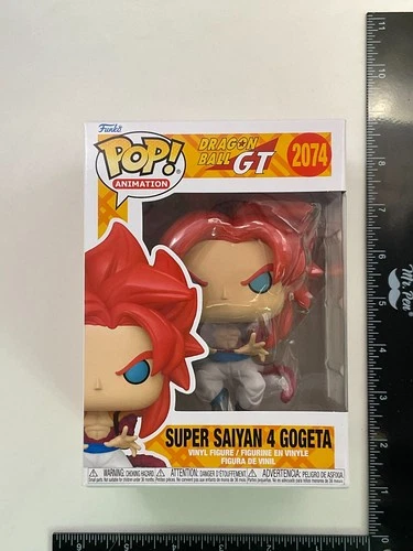 Funko Pop! Animation: Super Saiyan 4 Gogeta #2074 Dragon Ball GT Figure H2