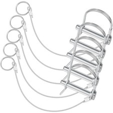 Mikniri 5 Pcs Trailer Hitch Coupler Pin with Steel Quick Release Ring, 5/16" ...