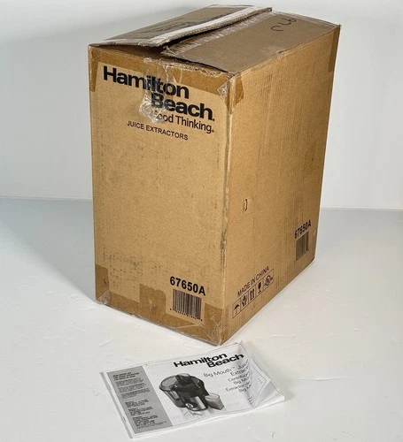 Hamilton Beach Big Mouth Pro Juice Extractor (67650 A) - 800W - New Open Box