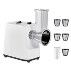 Electric Vegetable Slicer Shredder Chopper with 5 Attachments