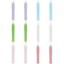 12Pcs 3G Disposable Vaginal Cream Applicators, HDPE Gynecological Gel Tube, Fits