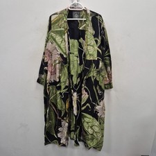 One Hundred Stars langer Kimono Staubmantel Kew Passionsblume orientalisch Einheitsgröße