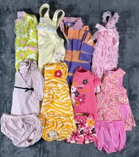 HUGE Lot Of 45 Baby Girl Clothes Mixed Brands Size 0-3 Month, 3 Month, 3-6 Month