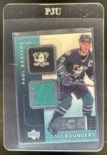 2001-02 Upper Deck Ice Paul Kariya First Rounders Jersey #F-PK