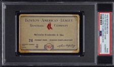 1952 PSA Ticket Pass Red Sox Ted Williams Day/Drafted Korea 1 WO/HR/BA.400/6GM⚾️