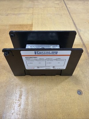 Ferraz Shawmut MPDB67001 Power Distribution Block 1-pole 1000V 310A CU - New