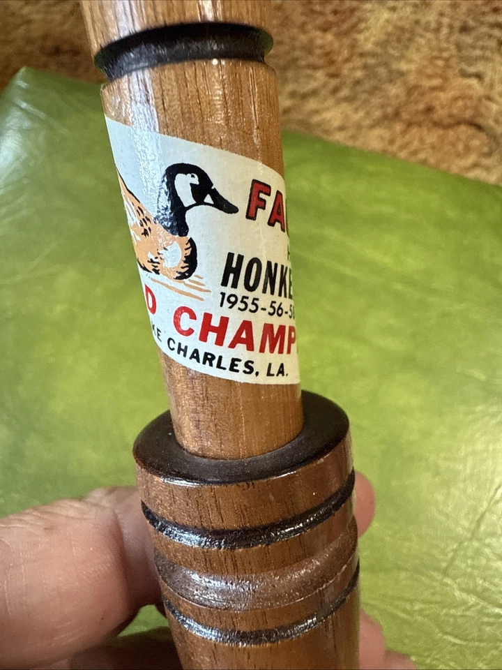 Vintage 1960’s Faulk's H-100 Honker Wood Goose Call New Old Stock Sounds Great - Image 4 of 4