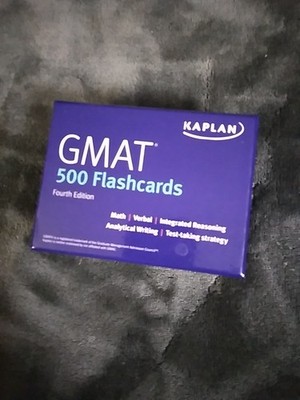 GMAT 500 Flashcards by Kaplan - Math/Verbal/Reasoning - 2020 - 4th Edition