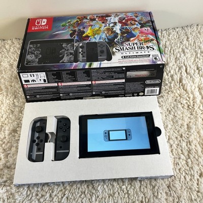Nintendo Switch 32GB Super Smash Bros Ultimate Edition Console System CIB in Box