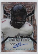 2023 Leaf Metal Portrait Pigskin Kaleidoscope 2/5 Malik Cunningham Auto 9f5