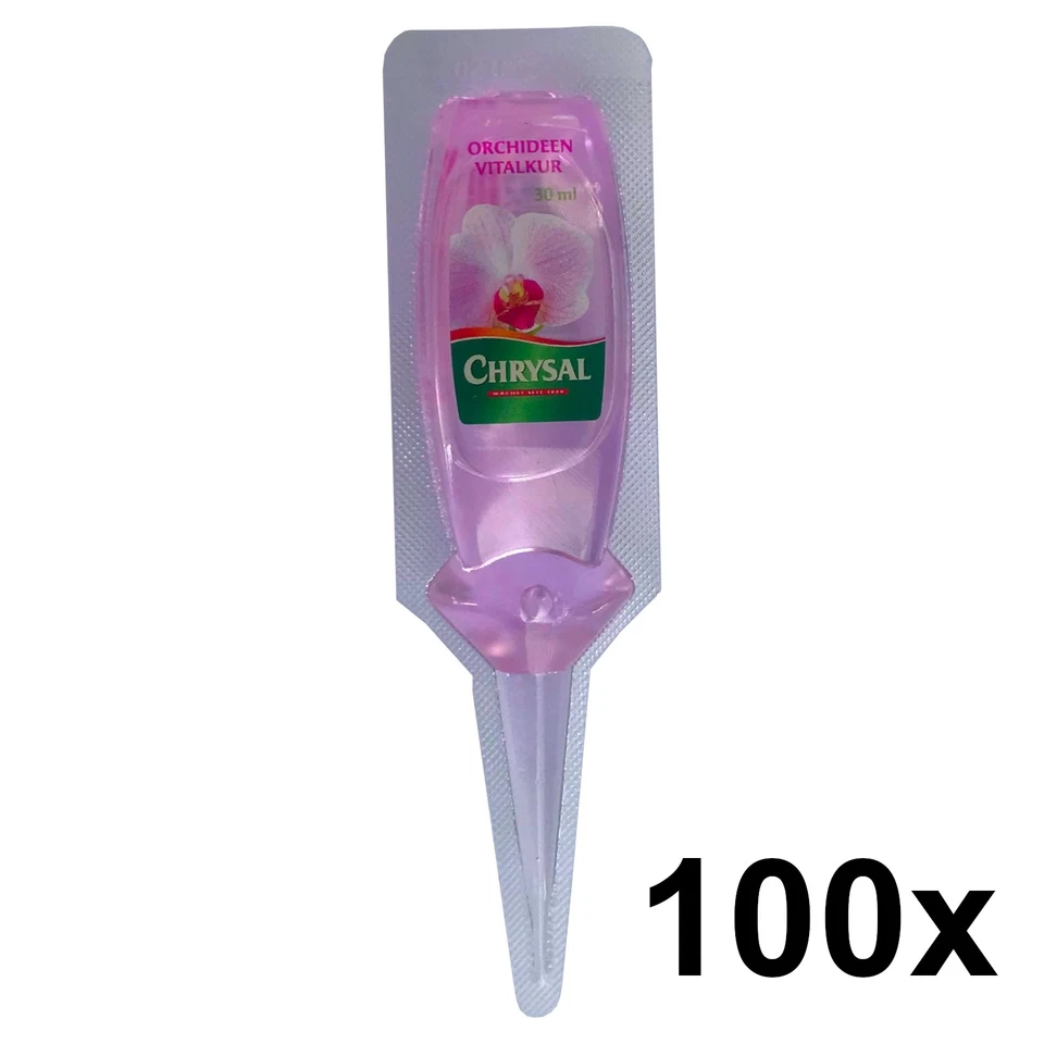 Chrysal Orchideen Vitalkur - 100x 30ml gebrauchsfertige Aufbau Kur Flüssigdünger