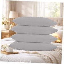 400 Thread Count 100 Egyptian Cotton Queen Size 4 Pack - Queen Light Grey