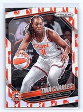 Tina Charles 2025 Panini Prizm WNBA #3 WNBA Logo Prizms
