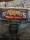 Steve & Barrys Mens FITS 38x34 Carpenter Washout Distressed Denim Blue Jeans — photo 5