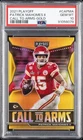2021 PANINI PLAYOFF CALL TO ARMS GOLD #CAPMA PATRICK MAHOMES II 10/10 PSA 10