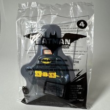2017 Batman Lego Movie, Batman / Batgirl Tin, 4, McDonald's Happy Meal Toy, New
