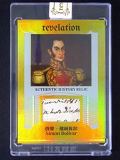 2025 Eternal Revelation Simoon Bolivar History Relic /10
