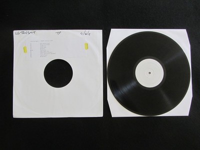 Oasis Liam Gallagher WHITE LABEL TESTPRESSUNG LP Live Glasgow 2018 PLAY TESTED