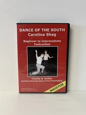 Dance of the South Carolina Shag Basics Plus with Charlie & Jackie DVD LIKE NEW