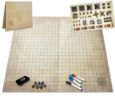 Melee Mats DND Map Starter Kit for Dungeons & Dragons Game - 23” x
