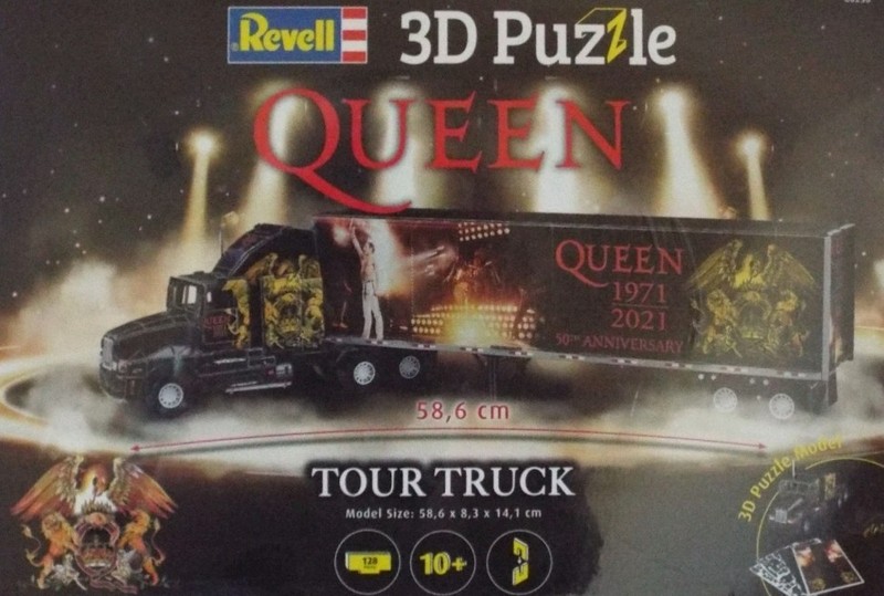 Revell  3D Puzzle Queen Band Tour Truck Trailer 50th Anniversary RV00230 Model