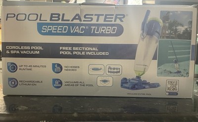 Pool Blaster Speed Vac Turbo | Cordless Pool & Spa Vacuum New Open Box