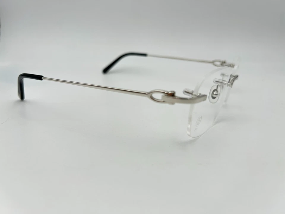 Gafas Cartier CT00500 002 plateadas 53-20-140 sin montura Foto 4 de 4